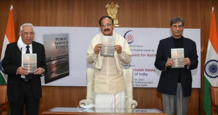 release of book on 'public service ethics'