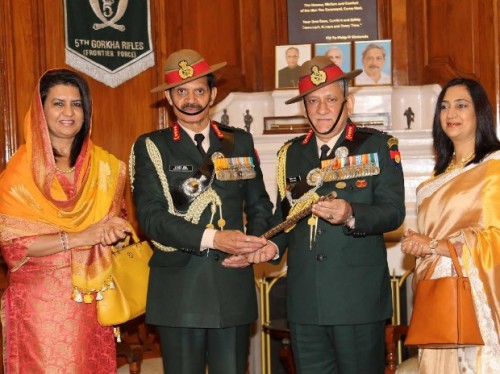 general dalbir singh handed over the command to general vipin rawat