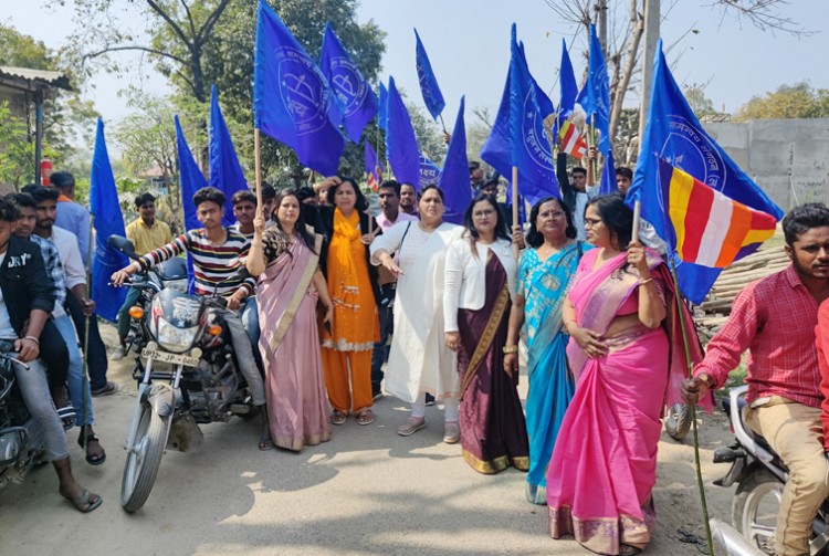 lakshya's youth commanders took out a bike rally