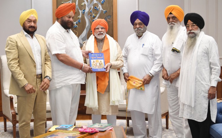 sikh representatives honored the prime minister