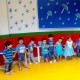 प्री-स्कूल स्प्राउट में बच्चों के लिए ब्लू डे