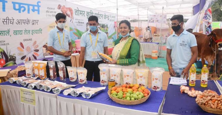 organic farming market at organic expo -2021 in indore
