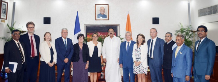 delegation of french mps meets vice president