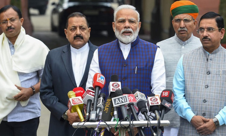 prime minister's address to media before winter session of parliament