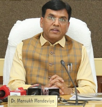 union health minister dr mansukh mandaviya (file photo)