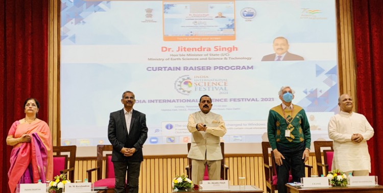 minister of state for science and technology at the curtain raiser-india international science festival
