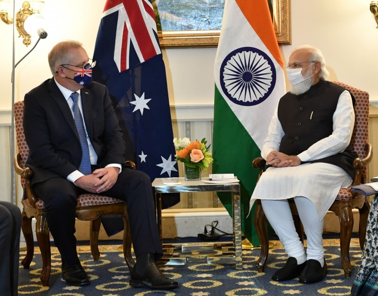 memorable bilateral meeting of australian pm and narendra modi