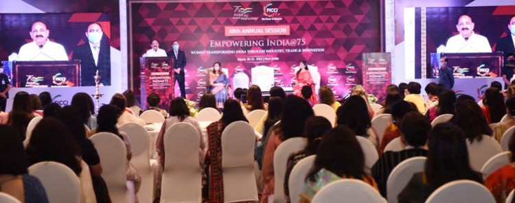 vice president spoke at the annual session of ficci women's organization