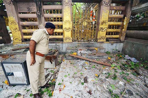 terror attack on mahabodhi temple