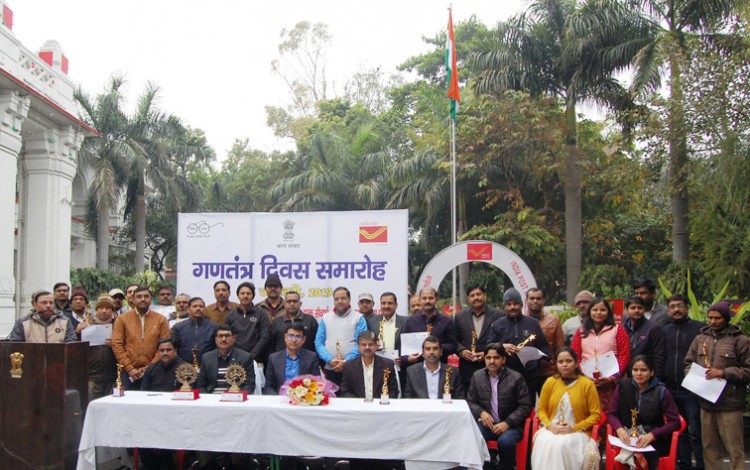 republic day celebrations at the lucknow gpo