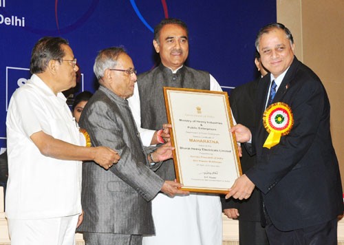 pranab mukherjee presented the scope meritorious awards, on the occasion of the fourth public sector day function