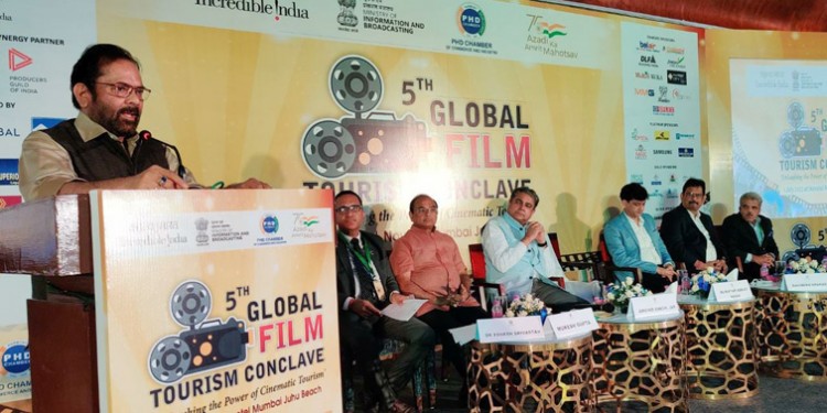 minority affairs minister launches global film tourism conference