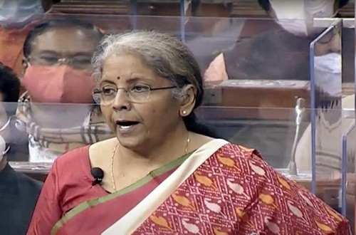 nirmala sitharaman, union budget 2021-22 presented