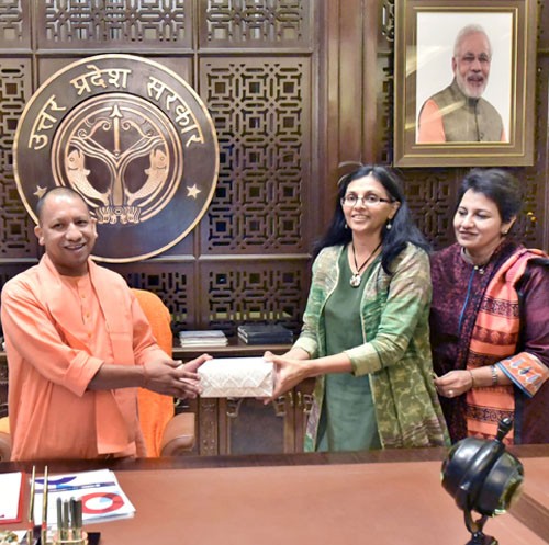 cm yogi adityanath meet with president of usibc