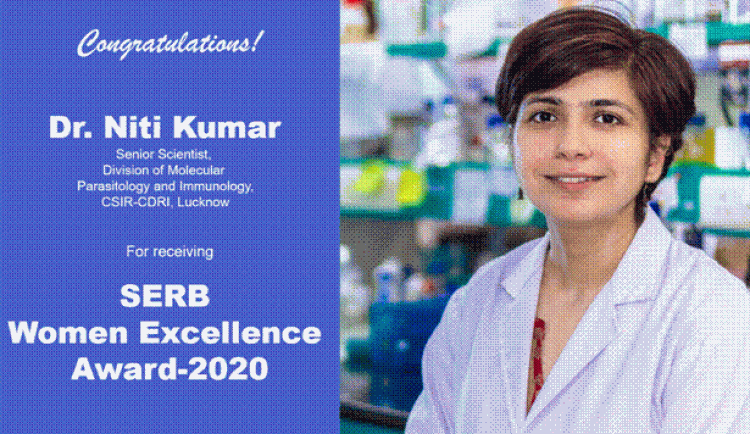 dr. niti kumar awarded excellence in science