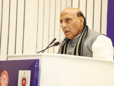home minister addressing the conference on railway safety