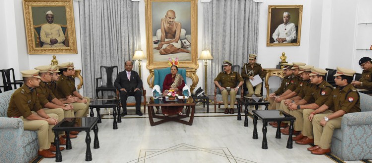 trainee officers of the indian police service meet the governor