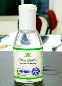 clean hand gel sanitizer