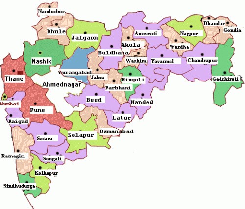 map of maharashtra