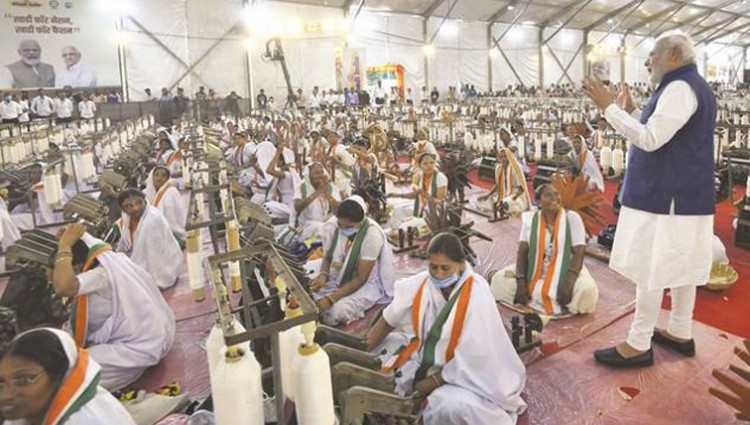 remuneration of workers associated with khadi increased