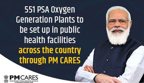 funds approved for oxygen plants from pm cares fund
