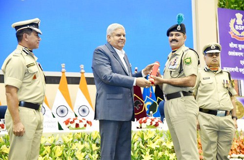 police medal for meritorious service to border security force personnel