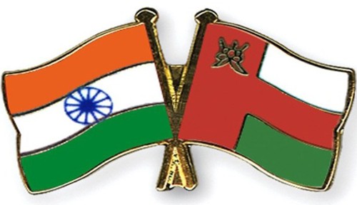 india-oman flag