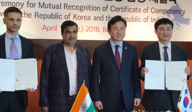 agreement between india and korea