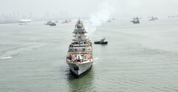 warship imphal put to sea for trial
