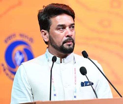 union information and broadcasting minister anurag thakur