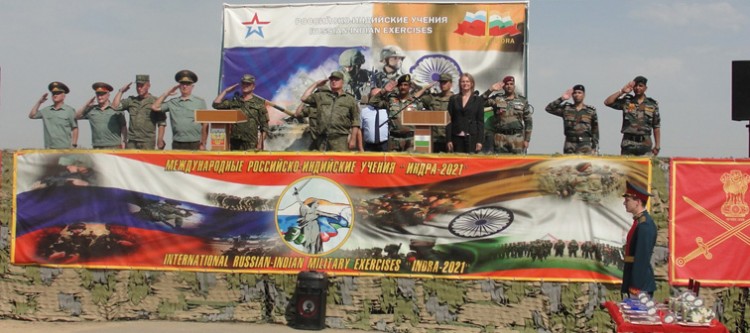joint military exercise indra 2021 between india & russia