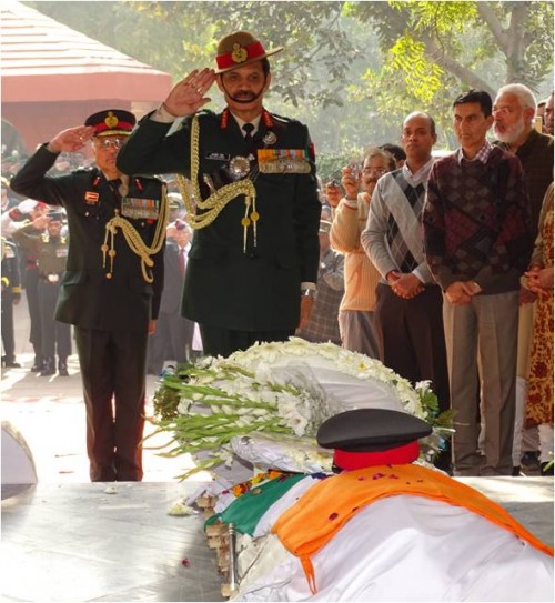 general dalbir singh saluted, o.p. malhotra