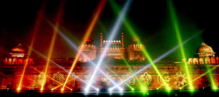 light and sound show 'jai hind' at red fort