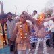 हिंदू महासभा का पाकिस्तान के खिलाफ आक्रोश प्रदर्शन