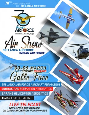 invitation to india on sri lanka air force anniversary