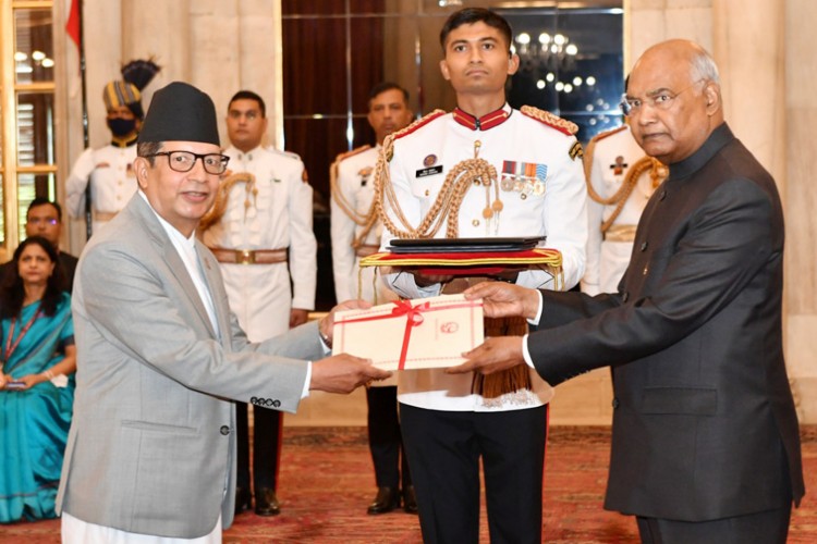 president ram nath kovind accepted credentials from ambassadors