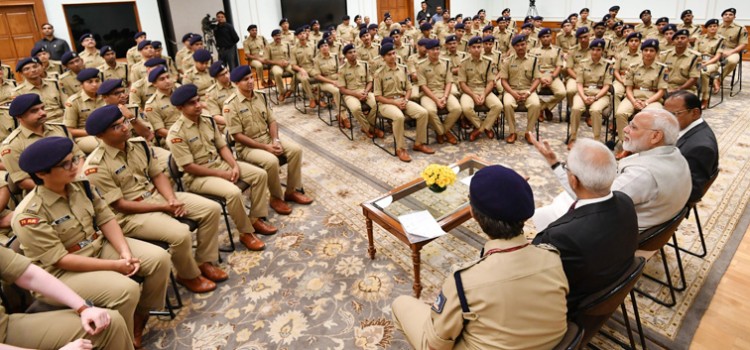 prime minister's inspiring conversation with ips probationers