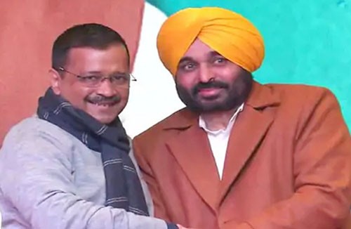 aam aadmi party made bhagwant mann the face of cm