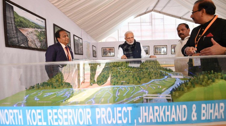 narendra modi inaugurates and lays foundation stone of several development projects in jharkhand