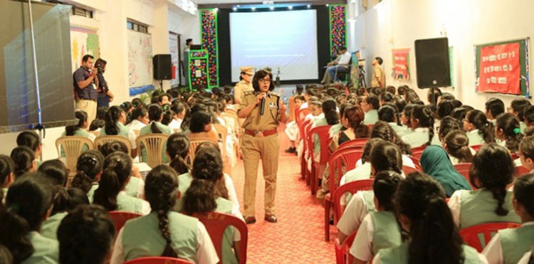 awareness workshop on cyber bullying of up police