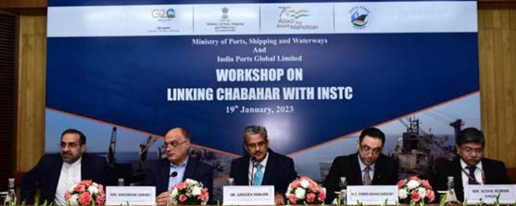workshop on instc to chabahar port connectivity
