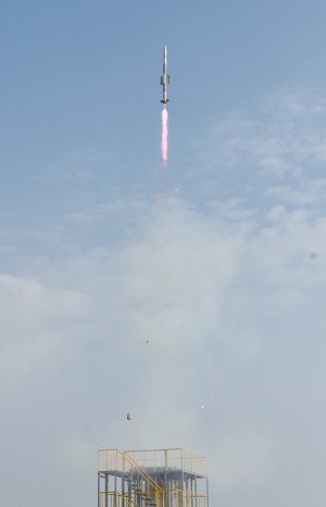 surface to air missile successfully test-fired