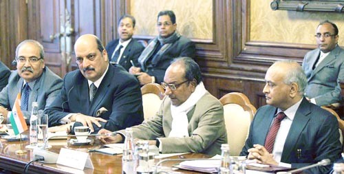 a. k. antony and the members of the indian delegation