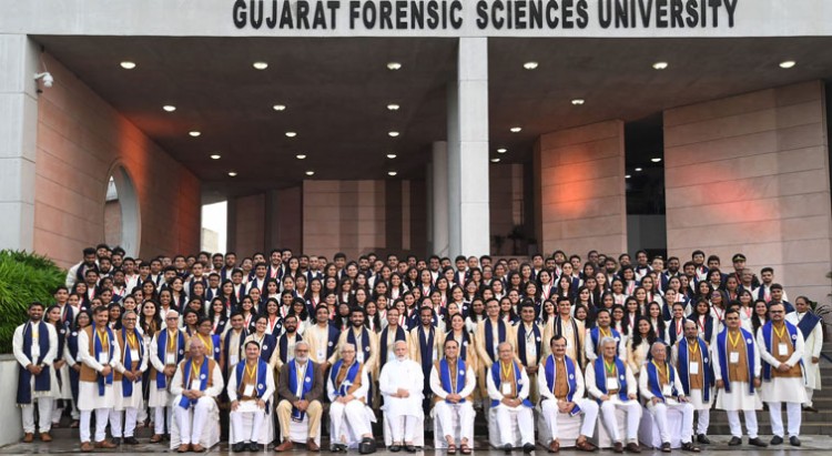 convocation of gujarat forensic sciences university