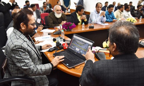 mukhtar abbas naqvi launching the trilingual website of haj