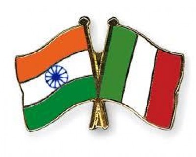 india and italy flag