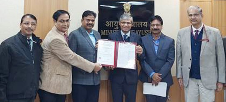 recognition given to two ayush institutes of new delhi and jhansi
