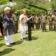 रक्षामंत्री राजौरी में सेना के बेस कैंप पहुंचे