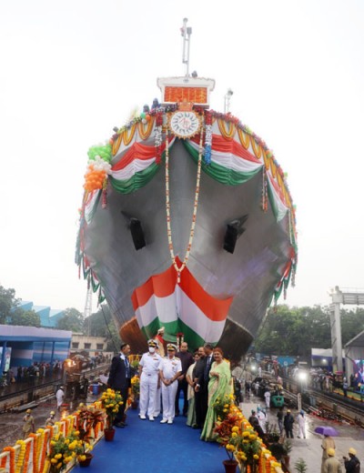 sandhayak the first ship of survey vessel launched