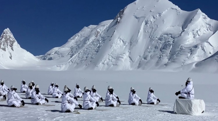 international yoga day from south-eastern tip to snowy peaks